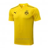 Camisola Polo Dortmund 2021-2022 Amarelo