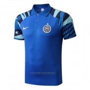 Camisola Polo del Inter de Milao 2022-2023 Azul