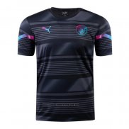 Camisola Pre-jogo Manchester City 2022 Preto