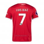 Camisola Liverpool Jogador Luis Diaz 1º 2023-2024