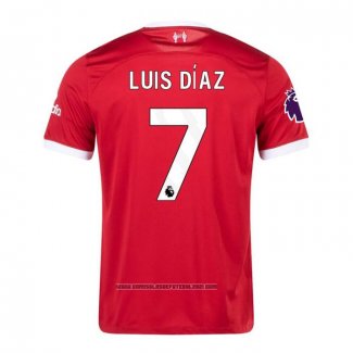 Camisola Liverpool Jogador Luis Diaz 1º 2023-2024
