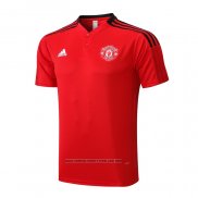 Camisola Polo Manchester United 2022-2023 Vermelho