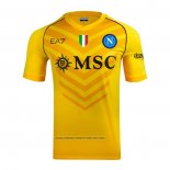 Tailandia Camisola Naples Goleiro 2023-2024 Amarelo