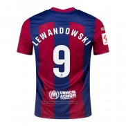 Camisola Barcelona Jogador Lewandowski 1º 2023-2024