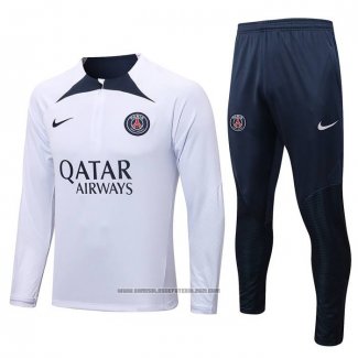 Sueter de Treinamento Paris Saint-Germain 2022-2023 Branco