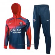 Sueter de Treinamento Paris Saint-Germain Crianca 2023-2024 Vermelho y Azul