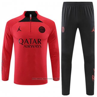 Sueter de Treinamento Paris Saint-Germain Jordan 2022-2023 Vermelho