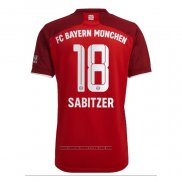 Camisola Bayern de Munique Jogador Sabitzer 1º 2021-2022