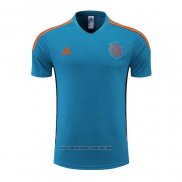 Camisola de Treinamento Manchester United 2022-2023 Azul