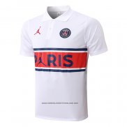 Camisola Polo Paris Saint-Germain Jordan 2022-2023 Branco