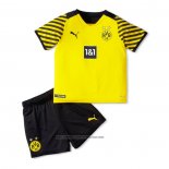 Camisola Dortmund 1º Crianca 2021-2022