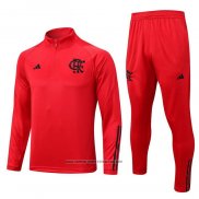 Sueter de Treinamento Flamengo Crianca 2023-2024 Vermelho