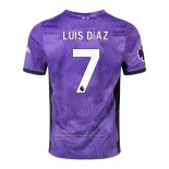 Camisola Liverpool Jogador Luis Diaz 3º 2023-2024