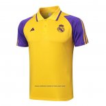 Camisola Polo del Real Madrid 2023-2024 Amarelo