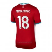 Camisola Liverpool Jogador Minamino 1º 2020-2021