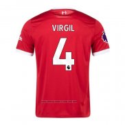 Camisola Liverpool Jogador Virgil 1º 2023-2024