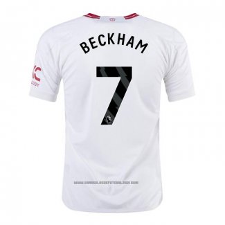 Camisola Manchester United Jogador Beckham 3º 2023-2024