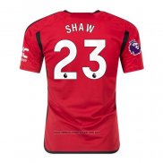 Camisola Manchester United Jogador Shaw 1º 2023-2024