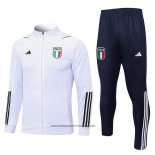 Jaqueta de Treinamento Italia 2023-2024 Branco