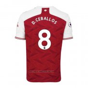 Camisola Arsenal Jogador D.ceballos 1º 2020-2021