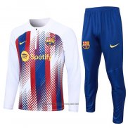 Sueter de Treinamento Barcelona 2023-2024 Branco