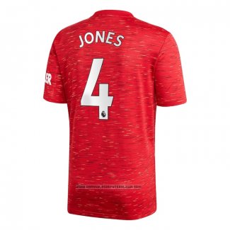 Camisola Manchester United Jogador Jones 1º 2020-2021