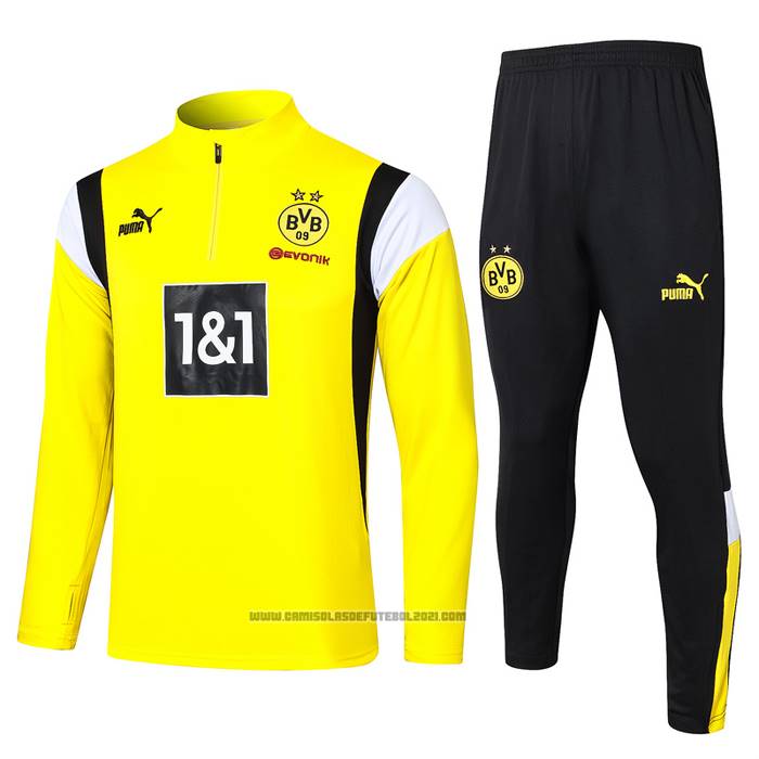 Sueter de Treinamento Dortmund 2023-2024 Amarelo